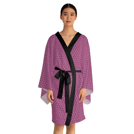 Long Sleeve heart Kimono Robe